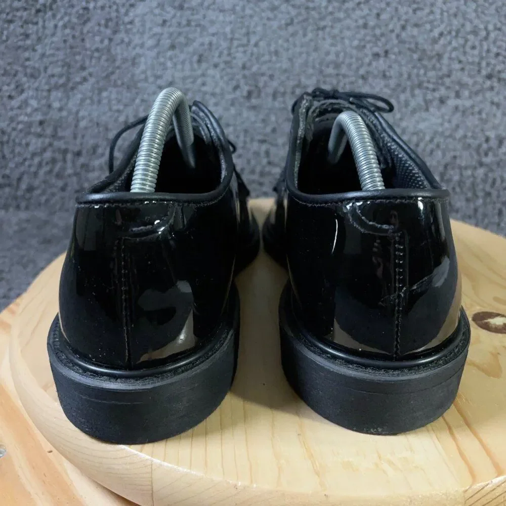 Altama Oxford Mens Size 10 Wide Black Leather Military Vibram Dress Shoes USA